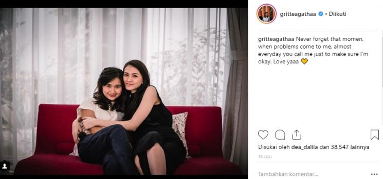 Donita dan Gritte Agatha (Instagram/@gritteagathaa)