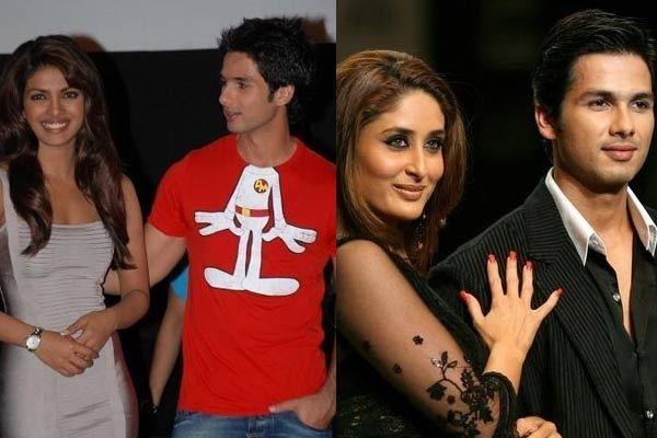 Kareena Kapoor, Priyanka Chopra dan Shahid Kapoor (Instagram/mensxp.com)