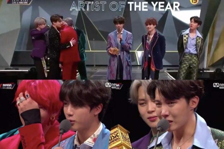 BTS Raih 10 Penghargaan di MAMA 2018 (Soompi)