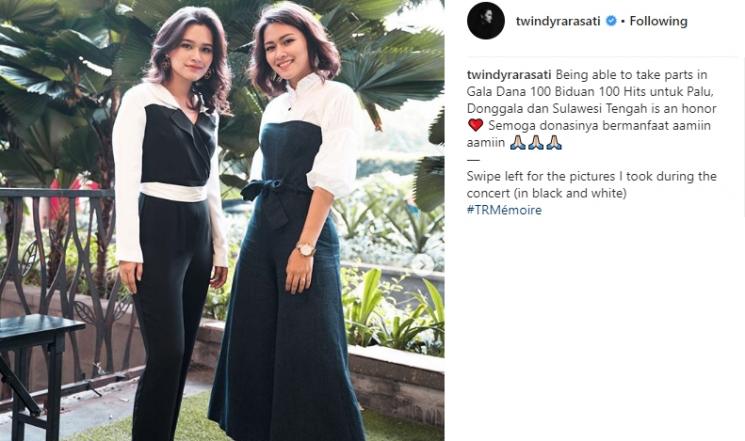 Twinda Rarasati dan Twindy Rarasati. (Instagram/@twindyrarasati)