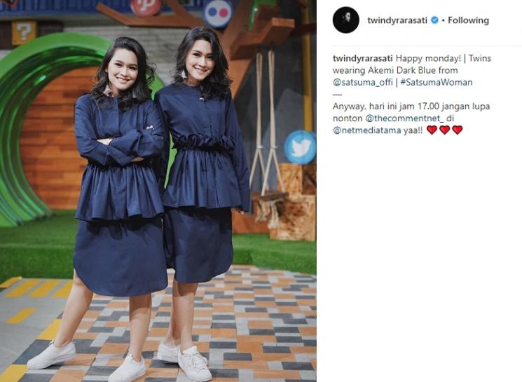 Twinda Rarasati dan Twindy Rarasati. (Instagram/@twindyrarasati)