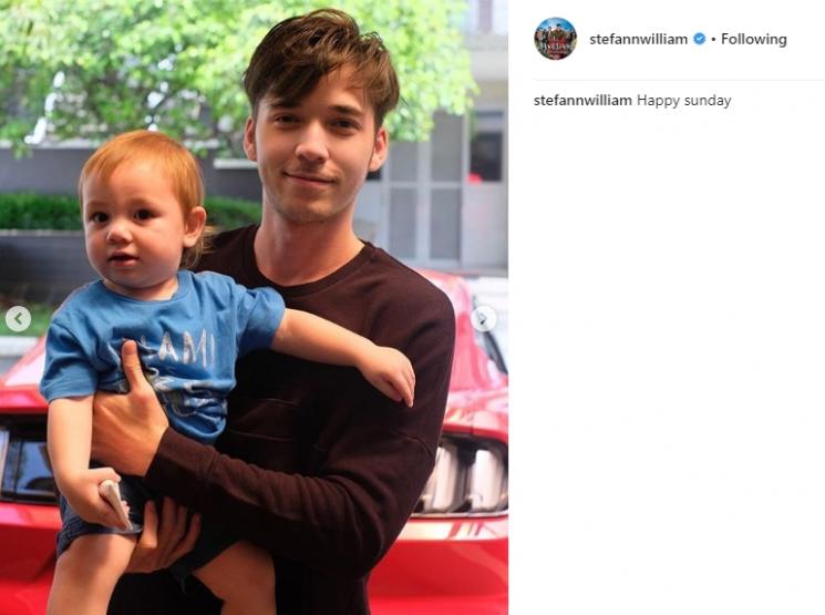 Stefan William dan anaknya. (Instagram/@stefannwilliam)