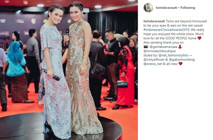 Twinda Rarasati dan Twindy Rarasati. (Instagram/@twindararasati)
