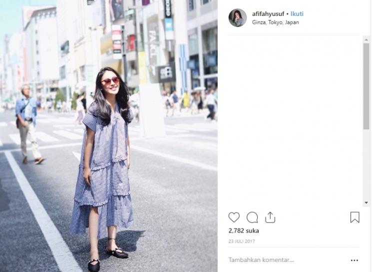 Afifah Qamariah, anak Hetty Koes Endang. (Instagram/@afifahyusuf)