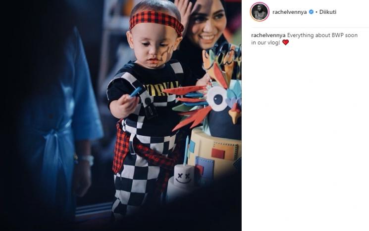 Pesta ulang tahun Xabiru. (Instagram/@rachelvennya)