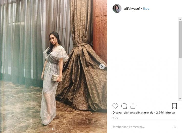Afifah Qamariah, anak Hetty Koes Endang. (Instagram/@afifahyusuf)