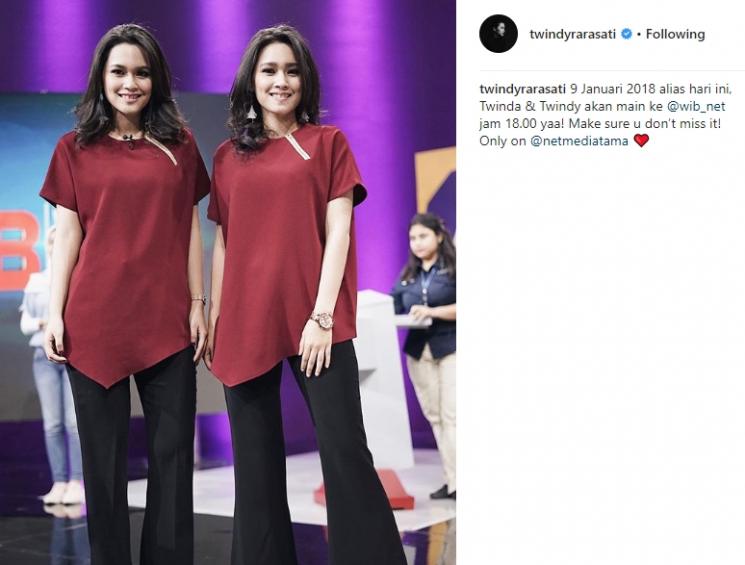 Twinda Rarasati dan Twindy Rarasati. (Instagram/@twindyrarasati)