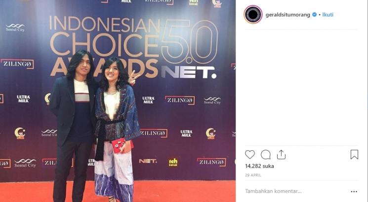 Ify Alyssa dan Gerald Situmorang. (Instagram/@geraldsitumorang)