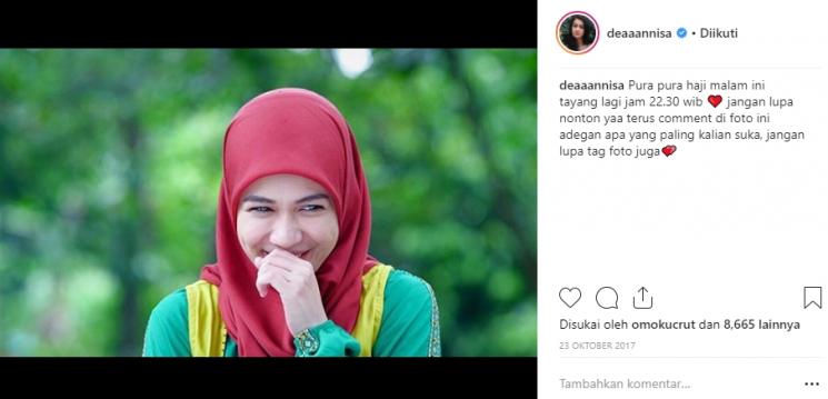 Pesona Dea Imut Berhijab (Instagram/@deaaannisa)