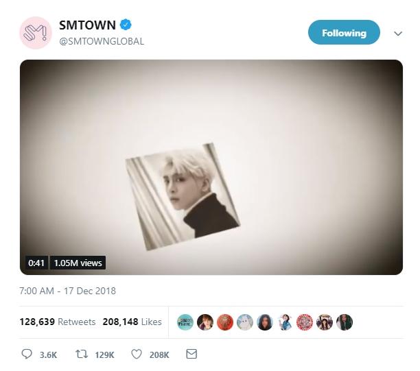 Setahun meninggalnya Jonghyun SHINee (Twitter/@SMTOWNGLOBAL)