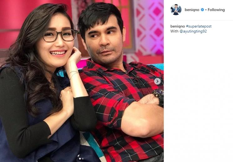 Ayu Ting Ting dan Beniqno. (Instagram/@beniqno)
