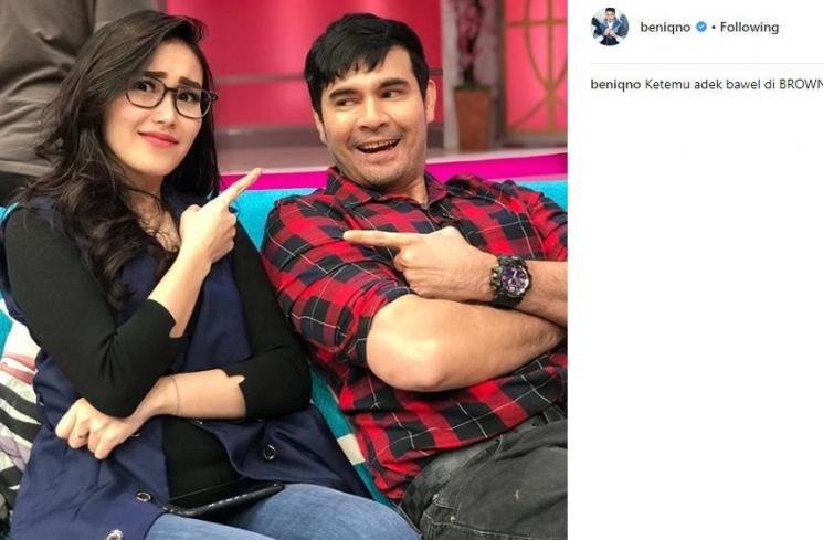 Ayu Ting Ting dan Beniqno. (Instagram/@beniqno)