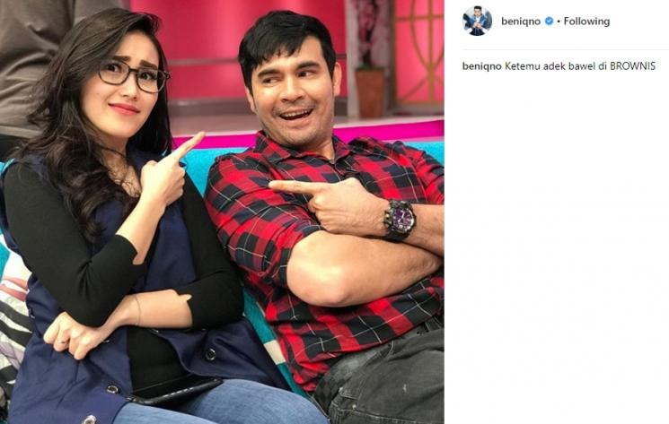Ayu Ting Ting dan Beniqno. (Instagram/@beniqno)