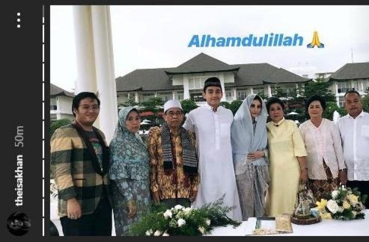 Momen pernikahan Aliff Alli. (Instagram/@theisakhan)