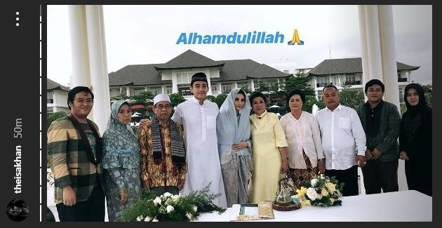 Momen pernikahan Aliff Alli. (Instagram/@theisakhan)