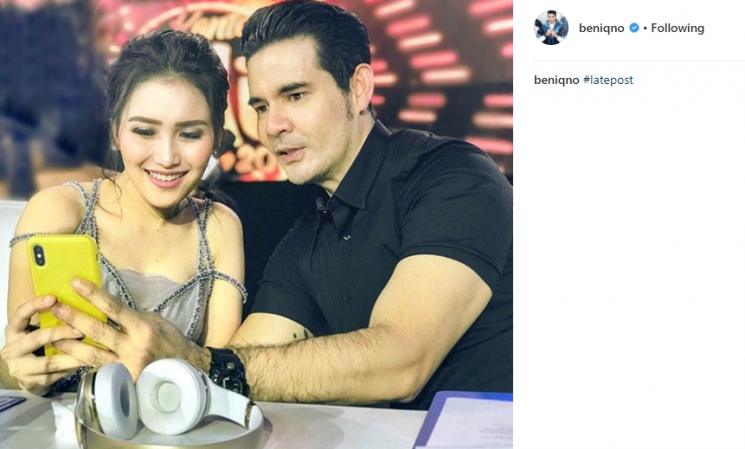 Ayu Ting Ting dan Beniqno. (Instagram/@beniqno)