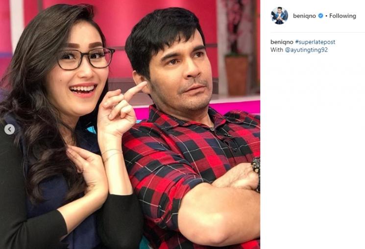 Ayu Ting Ting dan Beniqno. (Instagram/@beniqno)