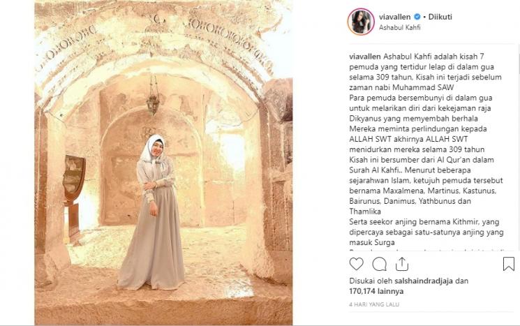 Via Vallen di Palestina (Instagram/@viavallen)