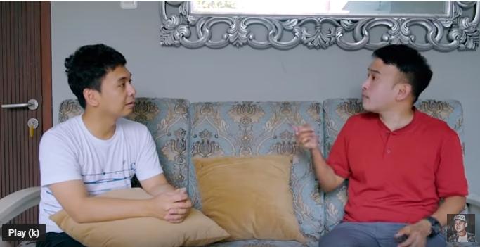Ruben Onsu dan Raditya Dika (YouTube)