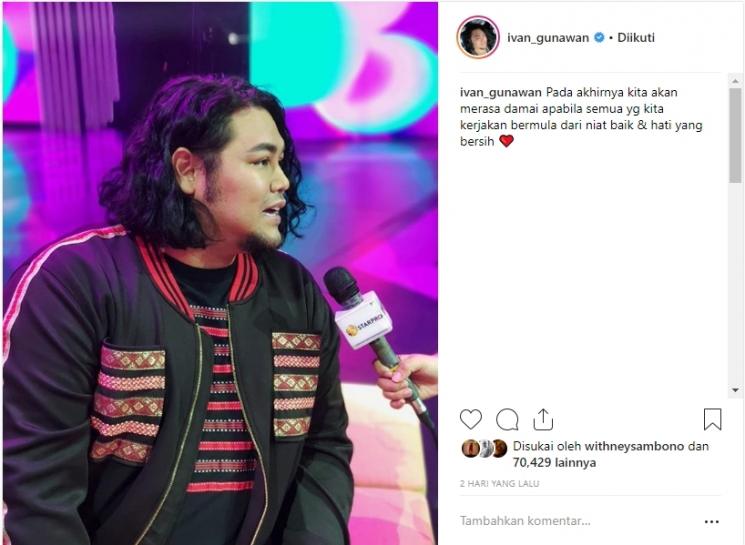 Penampilan terbaru Ivan Gunawan. (Instagram/@ivan_gunawan)