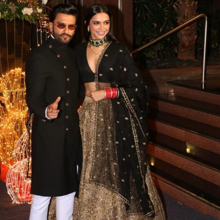 Deepika dan Ranveer di Resepsi ketiga Nick Jonas dan Priyanka Chopra (Instagram/@bollywood)