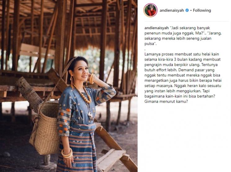 Andien Aisyah. (Instagram/@andienaisyah)