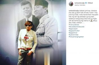 Begini Wajah Ian Kasela Tanpa Kacamata, Bikin Pangling