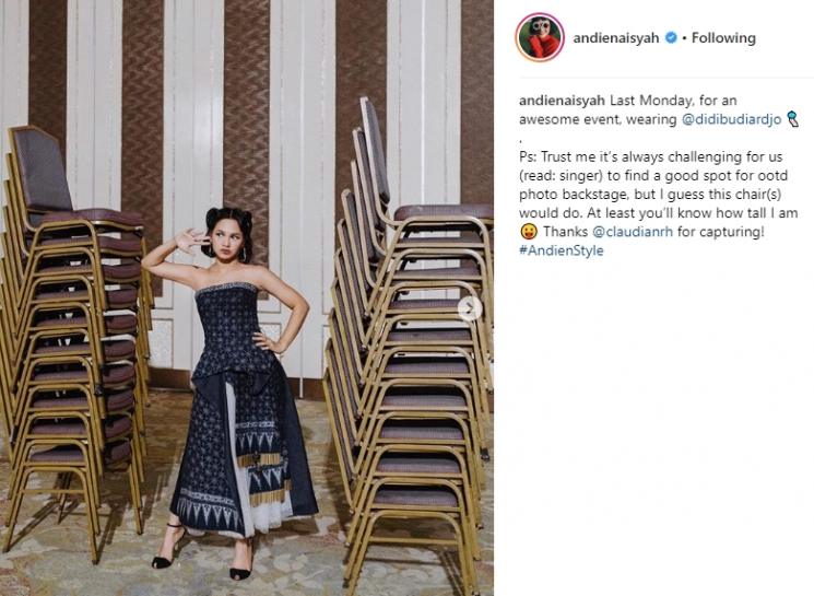 Andien Aisyah. (Instagram/@andienaisyah)