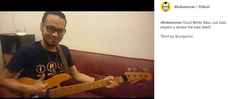 Andika Putrasahadewa. (Instagram/@dikabassman)