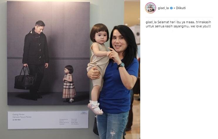 Ibunda Gisel, Rita Marbun. (Instagram)