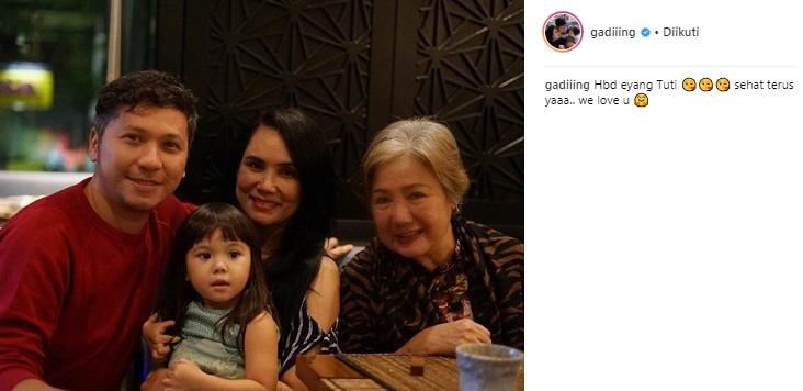 Ibunda Gisel, Rita Marbun. (Instagram)
