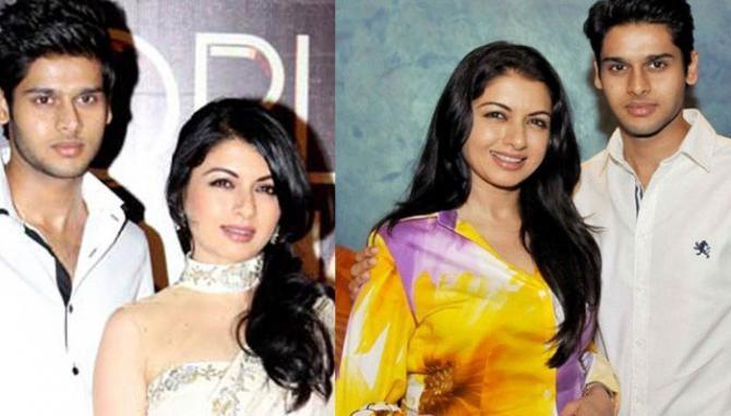 Bhagyashree dan Abhimanyu Dasani (Instagram/bollywoodshaadis.com)