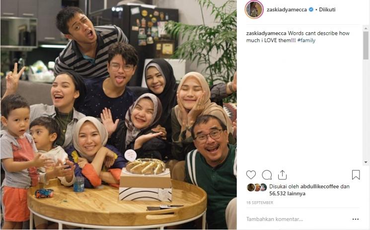 Rafida Kamil. (Instagram/@zaskiaadyamecca)