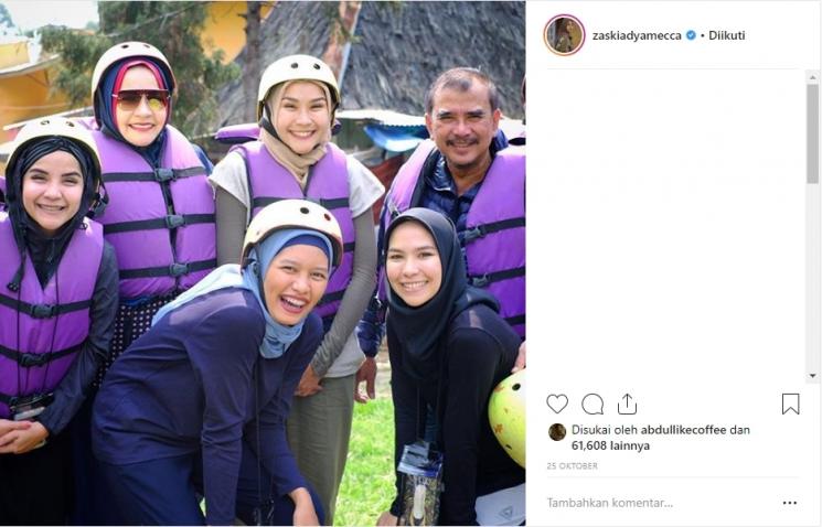Rafida Kamil. (Instagram/@zaskiaadyamecca)