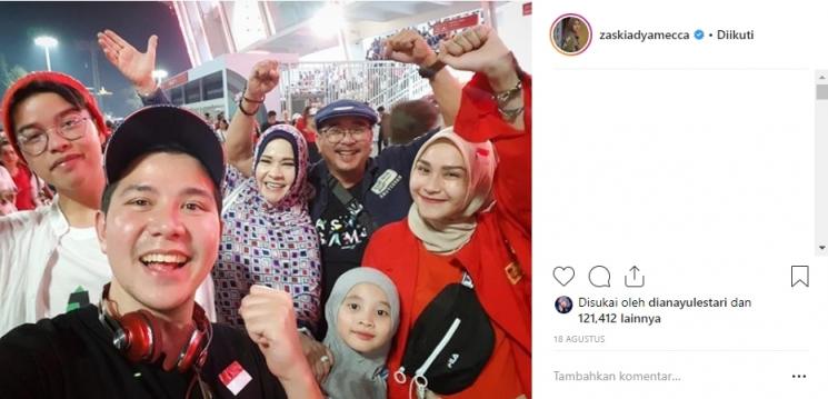 Rafida Kamil. (Instagram/@zaskiaadyamecca)