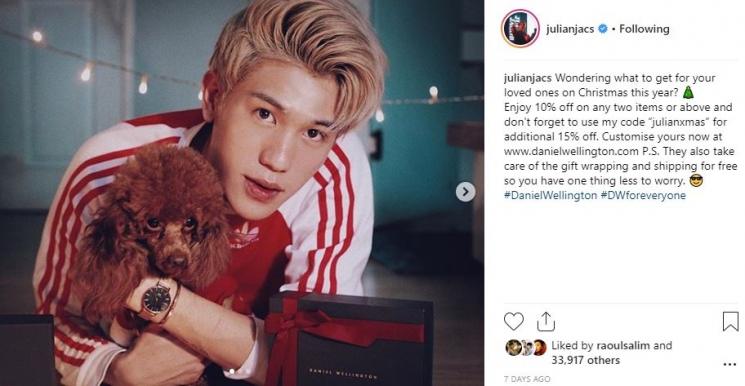 Julian Jacob. (Instagram/@julianjacs)