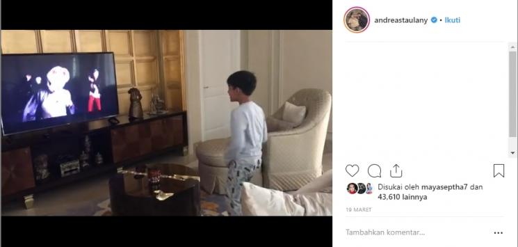 Sudut rumah Andre Taulany. (Instagram/@andreastaulany)