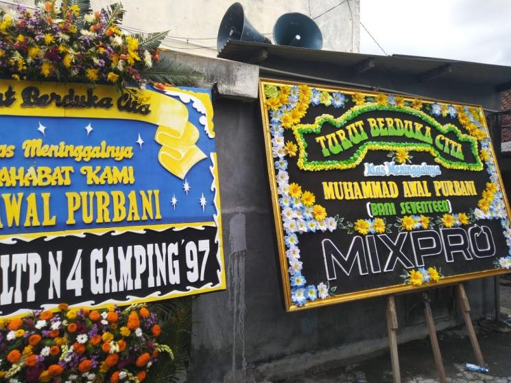 Suasana pemakaman Bani Seventeen di Sleman. (MataMata.com/Bima Sandria Argasona)