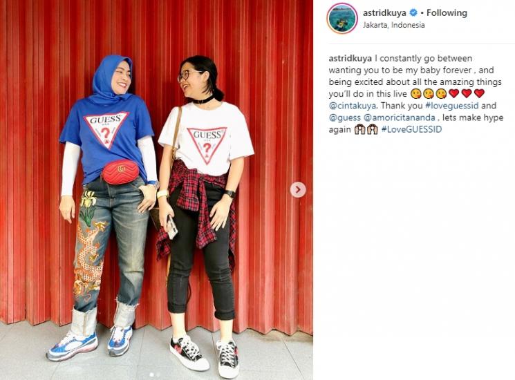 Cinta Kuya dan Astrid Kuya. (Instagram/@astridkuya)