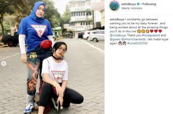 5 Potret Gaya Trendi Astrid dan Cinta Kuya, Bak Kakak Adik