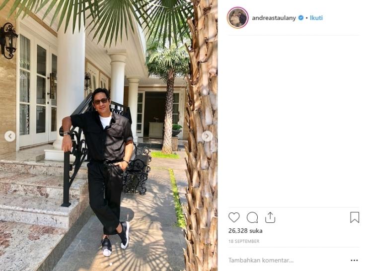 Sudut rumah Andre Taulany. (Instagram/@andreastaulany)