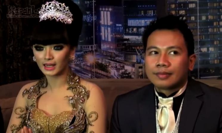 Zaskia Gotik dan Vicky Prasetyo. (YouTube)