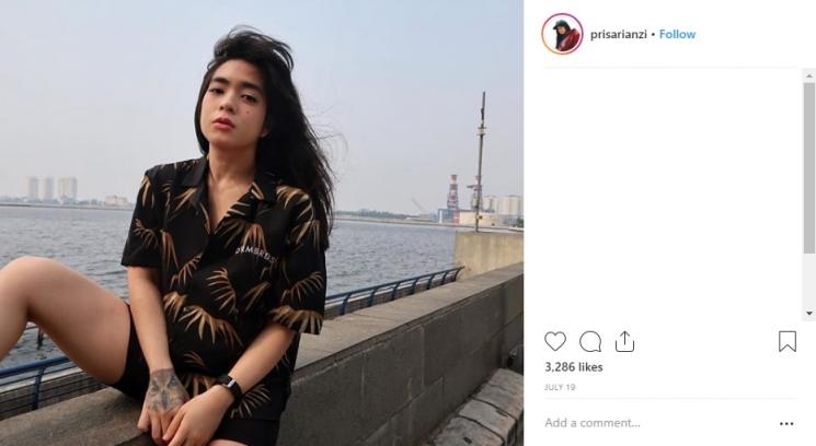 Prisa Rianzi. (Instagram/@prisarianzi)
