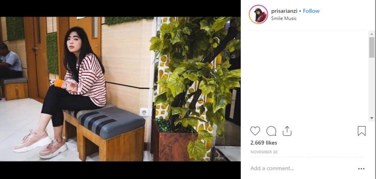 Prisa Rianzi. (Instagram/@prisarianzi)