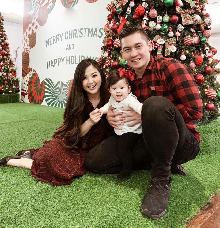 Foto Natal Keluarga Samuel Zylgwyn. (Instagram/@frandaaa87)
