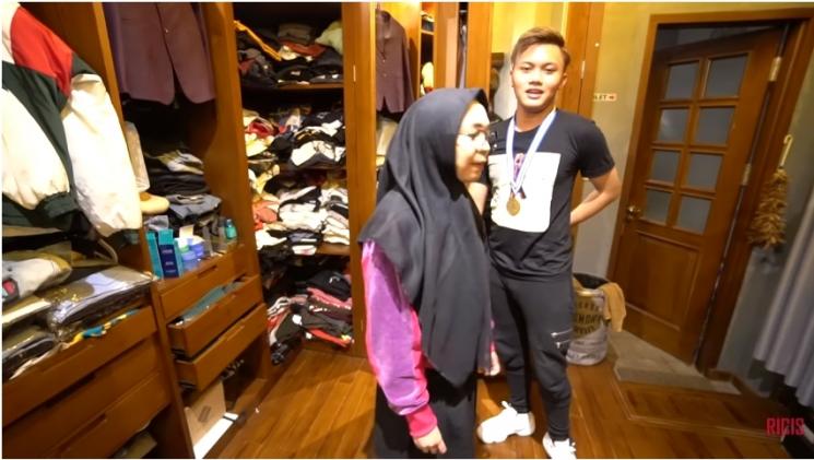 Kamar Rizky Febian. (YouTube/Ricis Official)