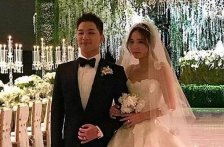 Taeyang BIGBANG dan Min Hyo Rin (Soompi)