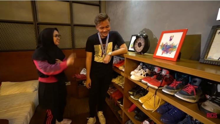 Kamar Rizky Febian. (YouTube/Ricis Official)