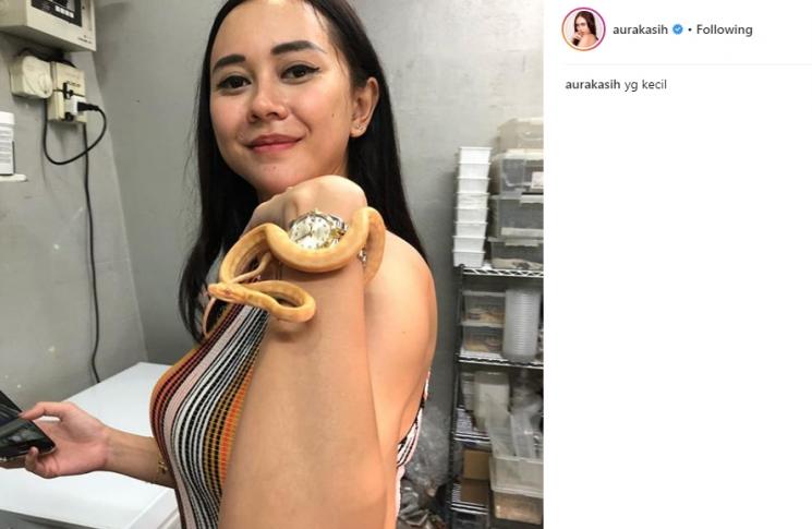 Aura Kasih. (Instagram/@aurakasih)