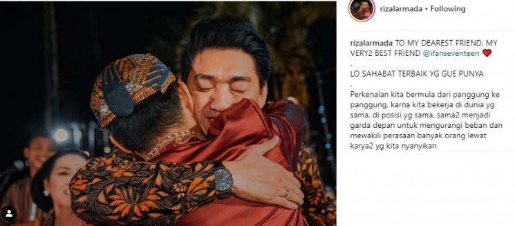 Ifan Seventeen dan Rizal Armada. (Instagram/@rizalarmada)
